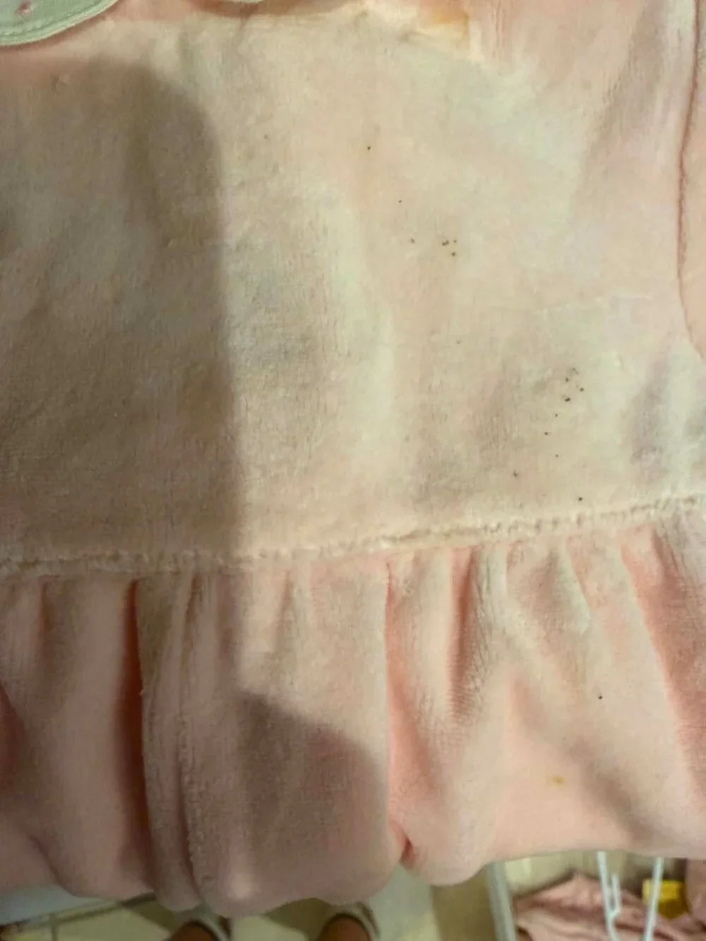 Gymboree NWT Little Panda Pink Velour Romper Embroidered Panda 6- 12 oz #10014